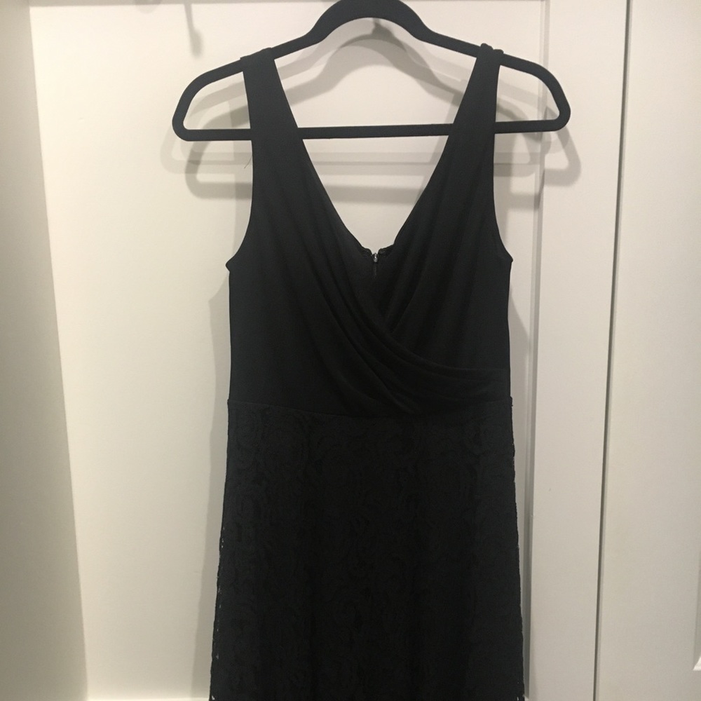 Issac Mizrahi New York black lace dress